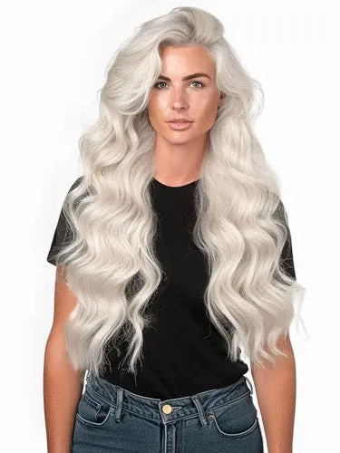 #1001 White Blonde｜Luxury Russian Remy Human Hair, Double Drawn, Tape Extensions