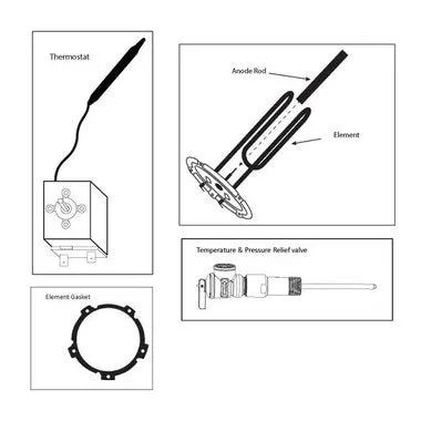 100110623 | Repair Kit Damper Module Effikal for Water Heater | Water Heater Parts