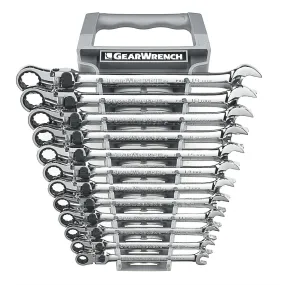 12 Piece Metric GearWrench XL Locking Flex Head Ratcheting Wrench Set