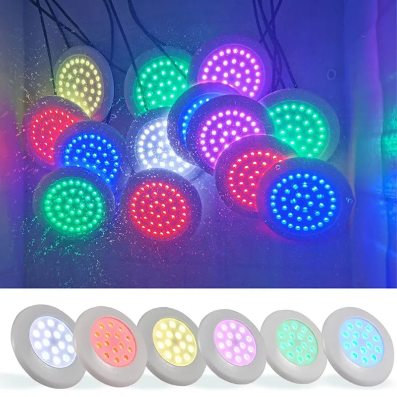 12V Waterproof 15 LED RGB Underwater Swimming Pool Spa Light Fountain Lamp Decor