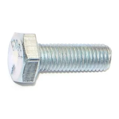 1/4"-28 x 3/4" Zinc Plated Grade 5 Steel Fine Thread Hex Cap Screws (12 pcs.)