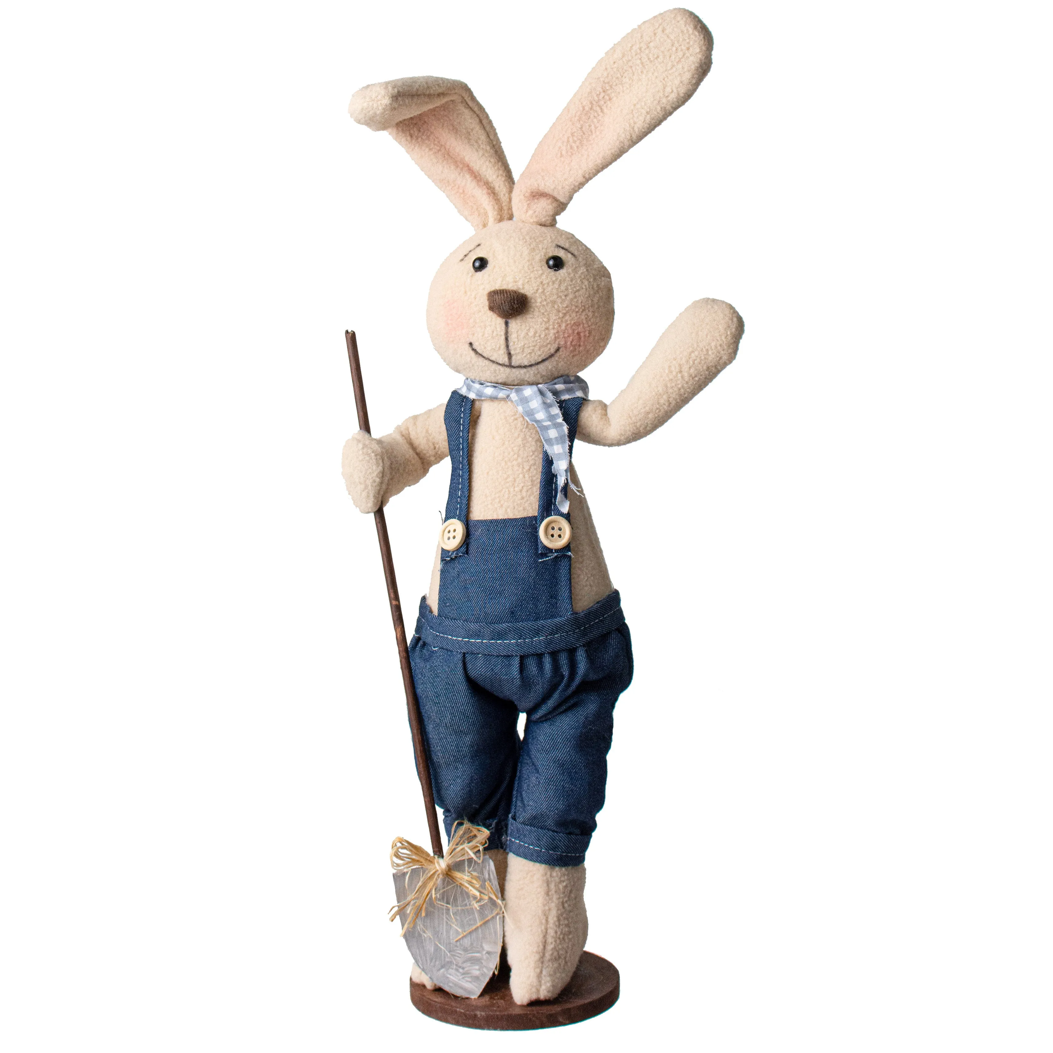 19" Standing Bunny with Shovel