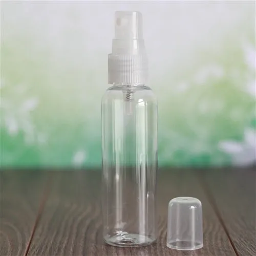 2 oz Clear PET Bullet Bottle with 20-410 Neck