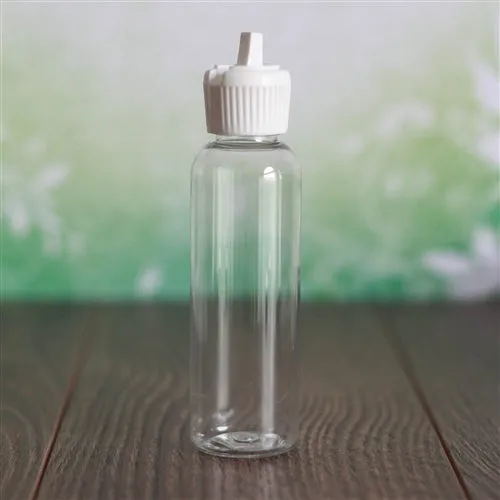 2 oz Clear PET Bullet Bottle with 20-410 Neck