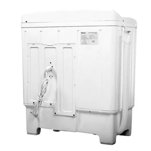 20 lbs Compact Twin Tub Washing Machine for Home Use