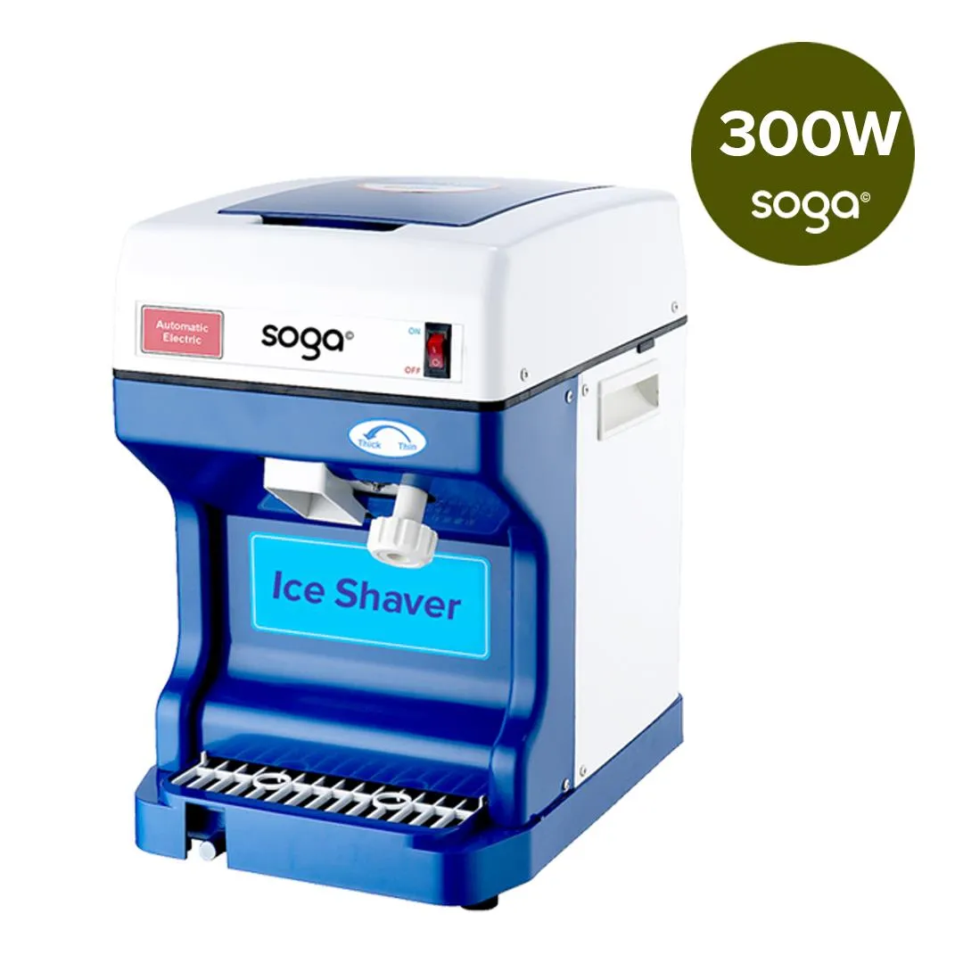 250W Commercial Electric Ice Shaver 120 KG/H Stainless Steel