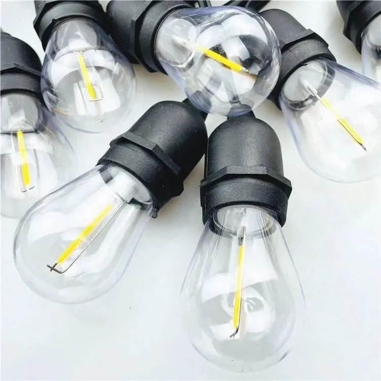 30 Warm White Outdoor Waterproof LED String Light Bulb Set With Plug OA-36