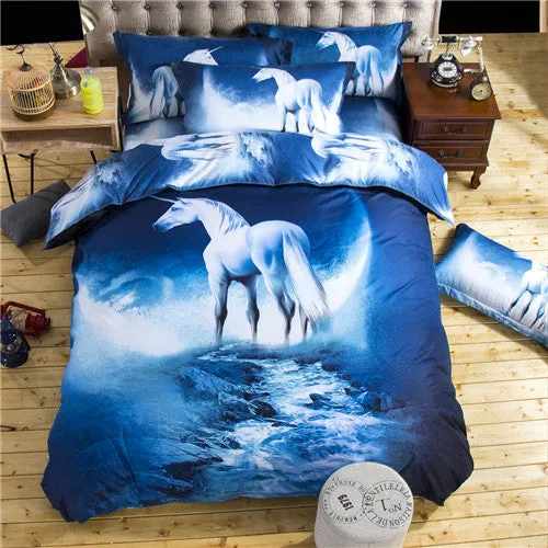 3d Galaxy Duvet Cover Set Single double Twin/Queen 2pcs/3pcs/4pcs bedding sets Universe Outer Space Themed Bed Linen