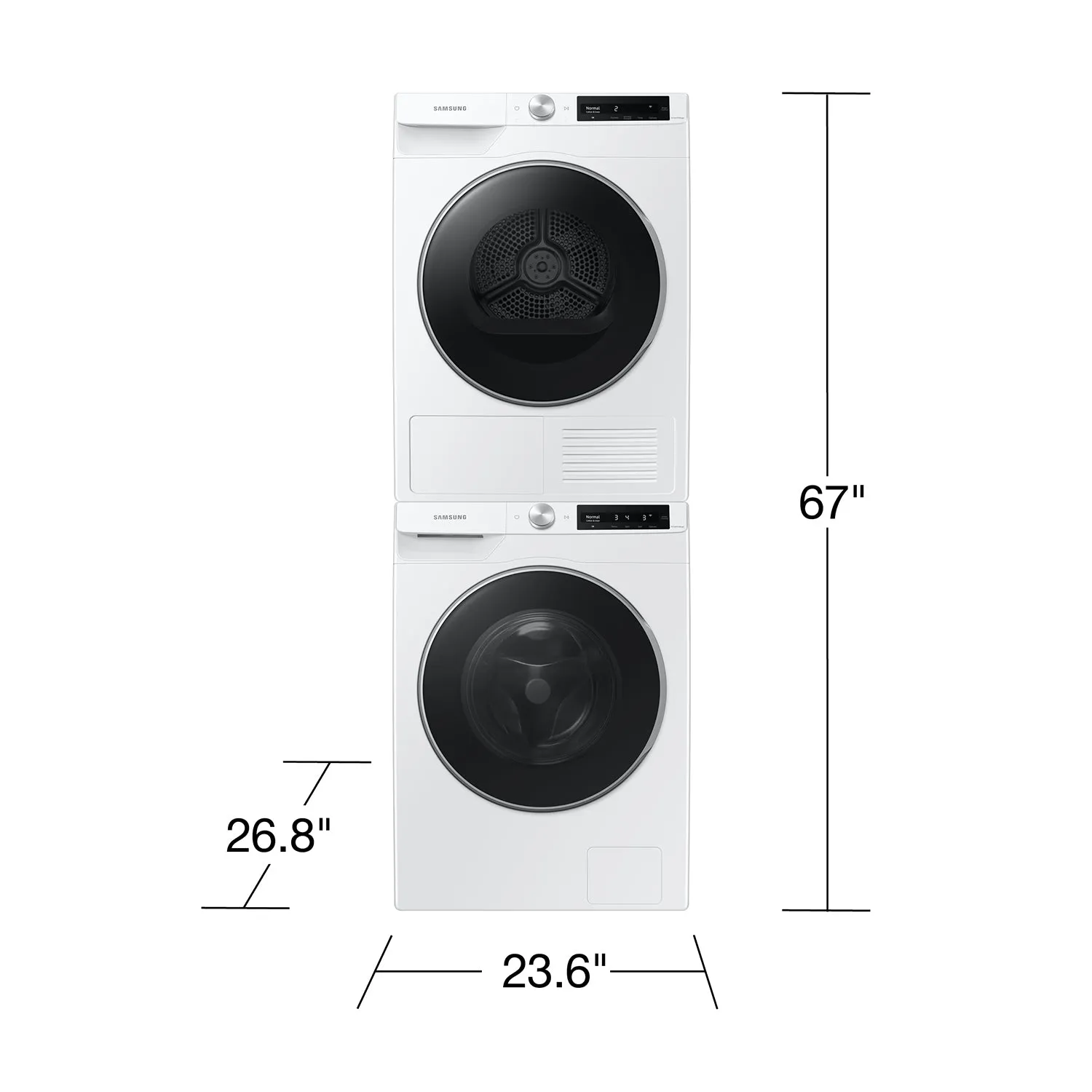 4.0 cu. ft. Heat Pump Dryer with AI Smart Dial and Wi-Fi Connectivity in White - (DV25B6900HW)