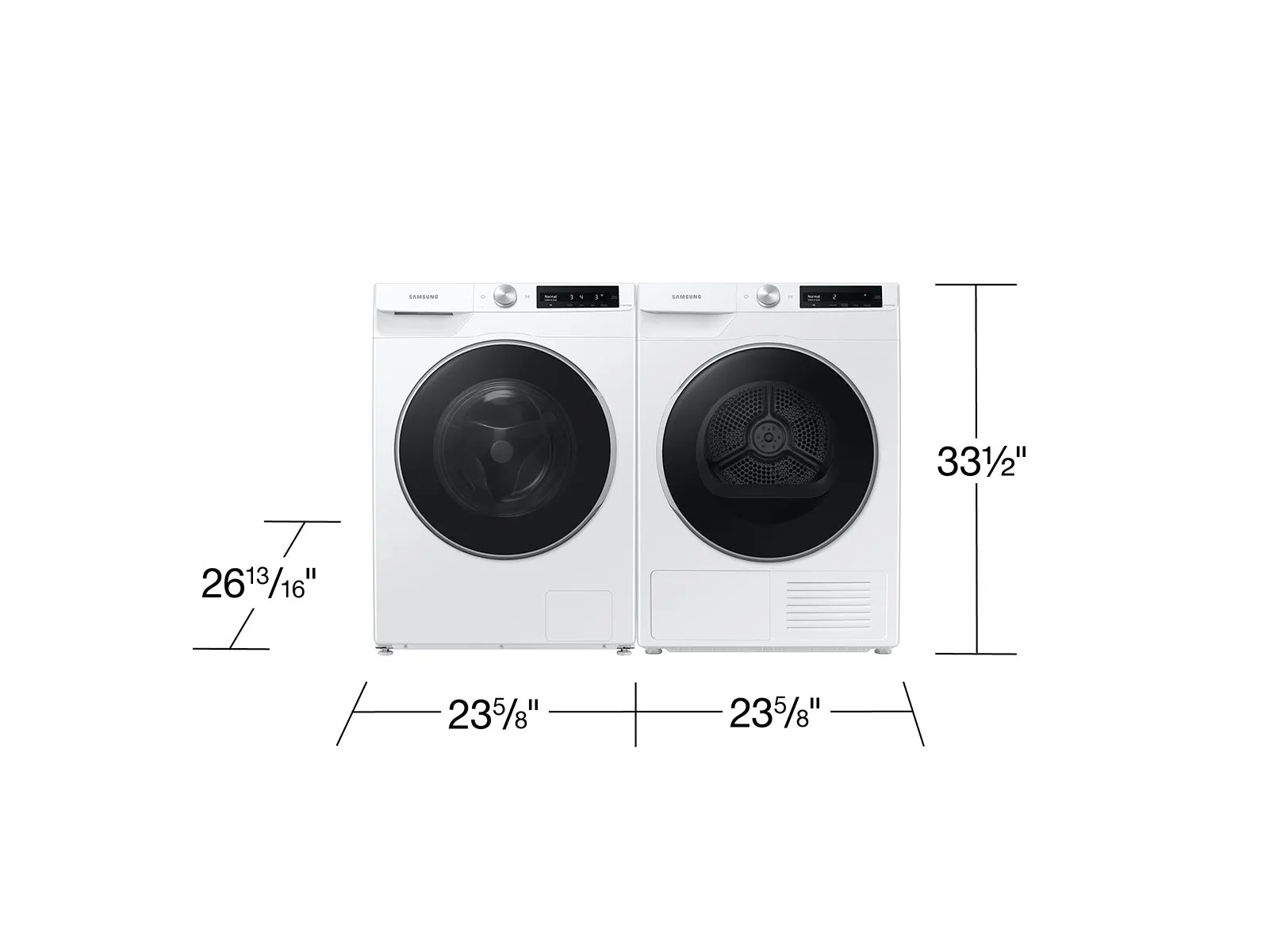 4.0 cu. ft. Heat Pump Dryer with AI Smart Dial and Wi-Fi Connectivity in White - (DV25B6900HW)