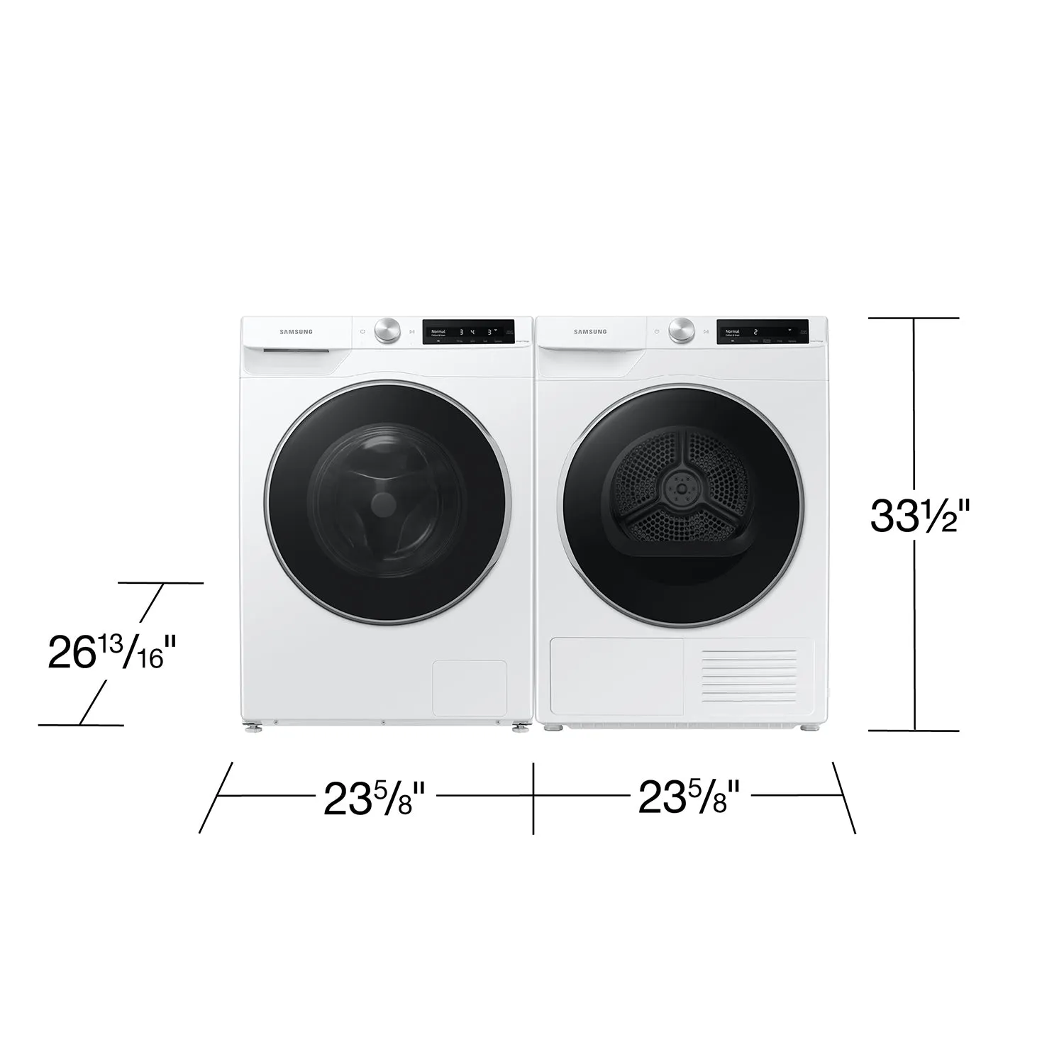 4.0 cu. ft. Heat Pump Dryer with AI Smart Dial and Wi-Fi Connectivity in White - (DV25B6900HW)