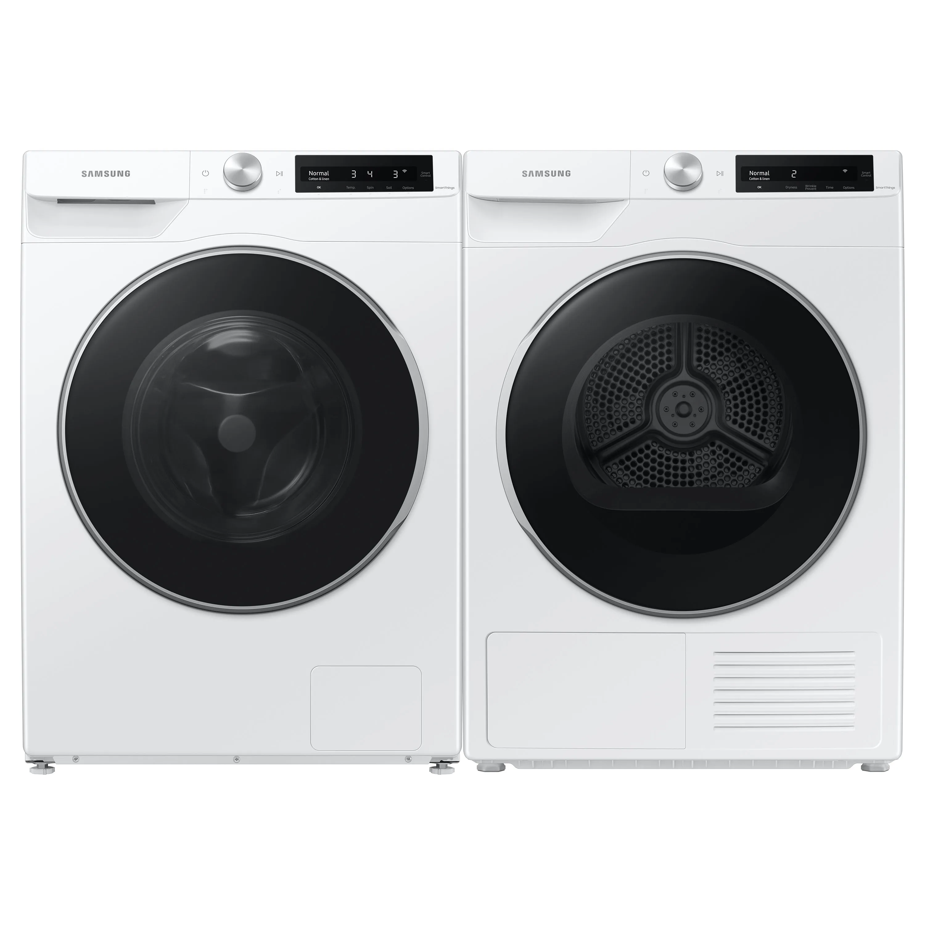 4.0 cu. ft. Heat Pump Dryer with AI Smart Dial and Wi-Fi Connectivity in White - (DV25B6900HW)