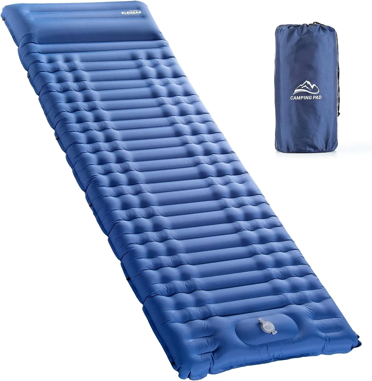 4" Ultra-Thick Self Inflating Sleeping Pad for Camping