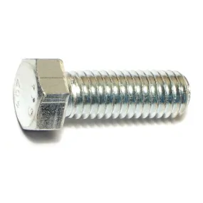 7/16"-14 x 1-1/4" Zinc Grade 2 / A307 Hex Bolts (50 pcs)