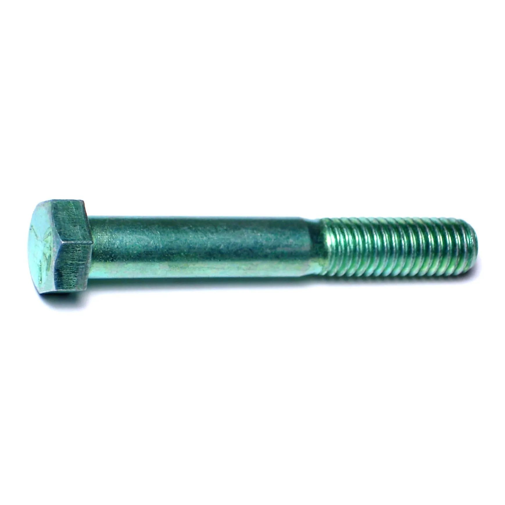 7/16"-14 x 3" Green Rinsed Zinc Grade 5 Hex Cap Screws (71 pcs.)