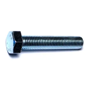 7/8"-9 x 4-1/2" Zinc Grade 2 / A307 Hex Bolts (5 pcs.)