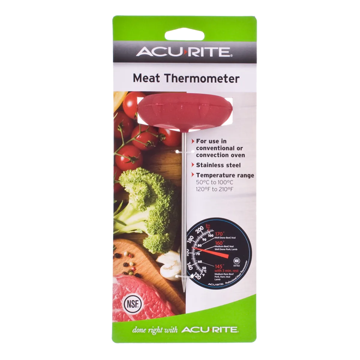 Acurite Silicone Dial Meat Thermometer