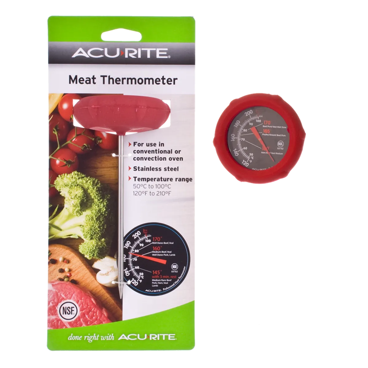 Acurite Silicone Dial Meat Thermometer