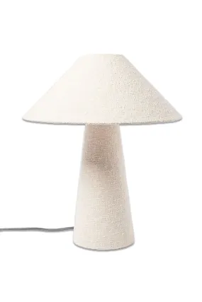 Alma White Boucle Desk & Table Light