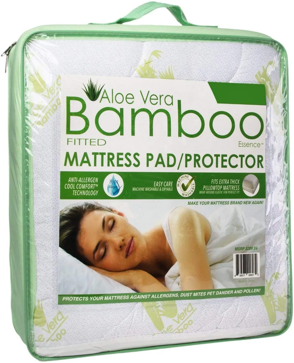 Aloe Bamboo Mattress Pad