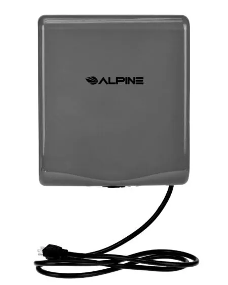 Alpine ALP405-10-GRY Willow High Speed Commercial Hand Dryer, 120V, Gray