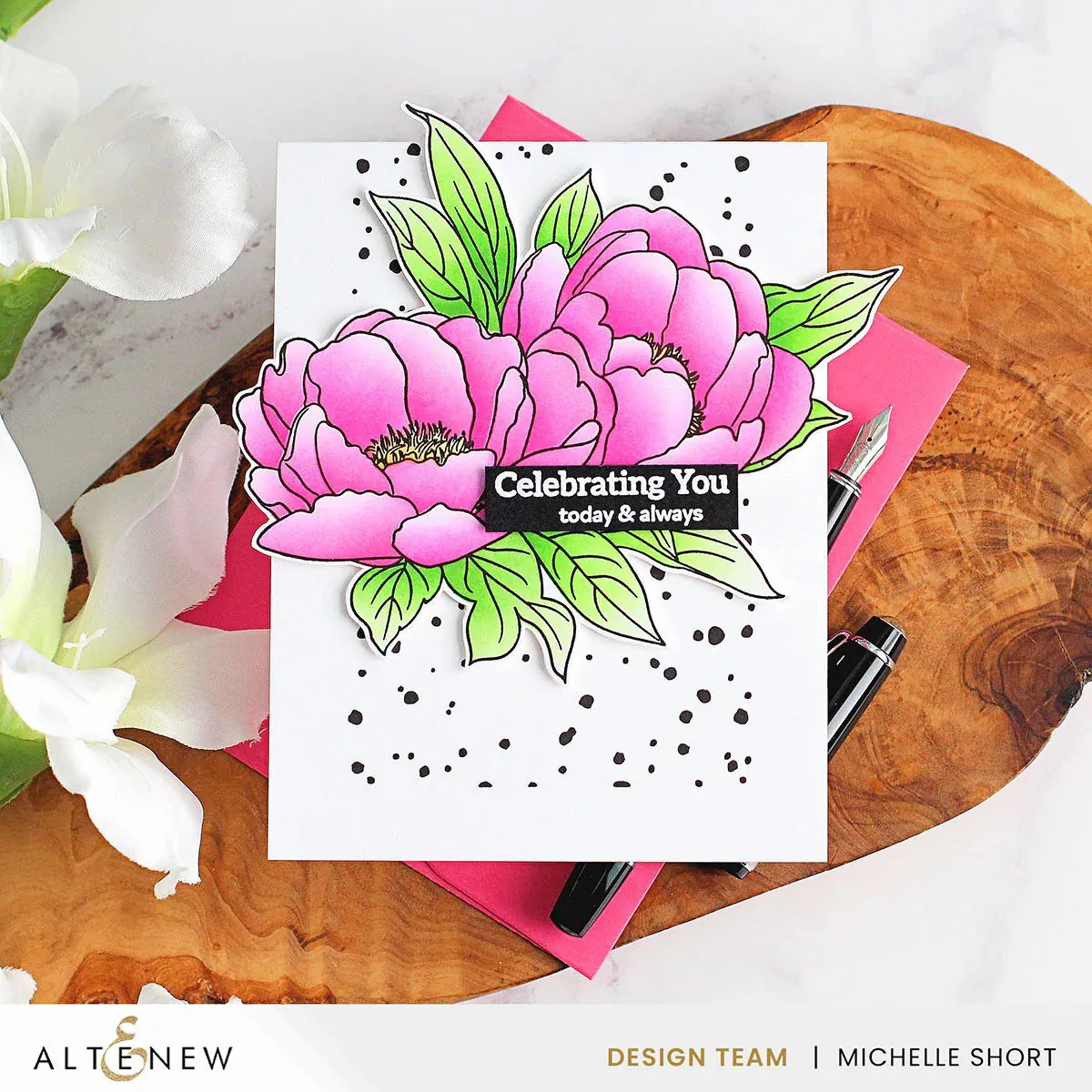 Altenew Cherry Blossom Fresh Dye Ink Pad - Rubellite