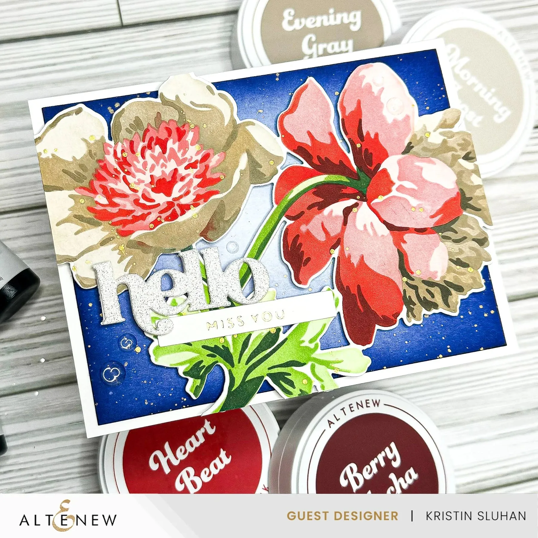 Altenew Tea Party Fresh Dye Ink Re-inker - Berry Mocha