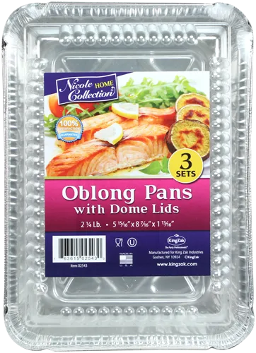 Aluminum Foil 2.25lb Pan With Dome Lid [144 Count]