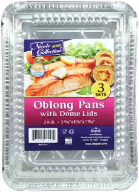 Aluminum Foil 2.25lb Pan With Dome Lid [144 Count]