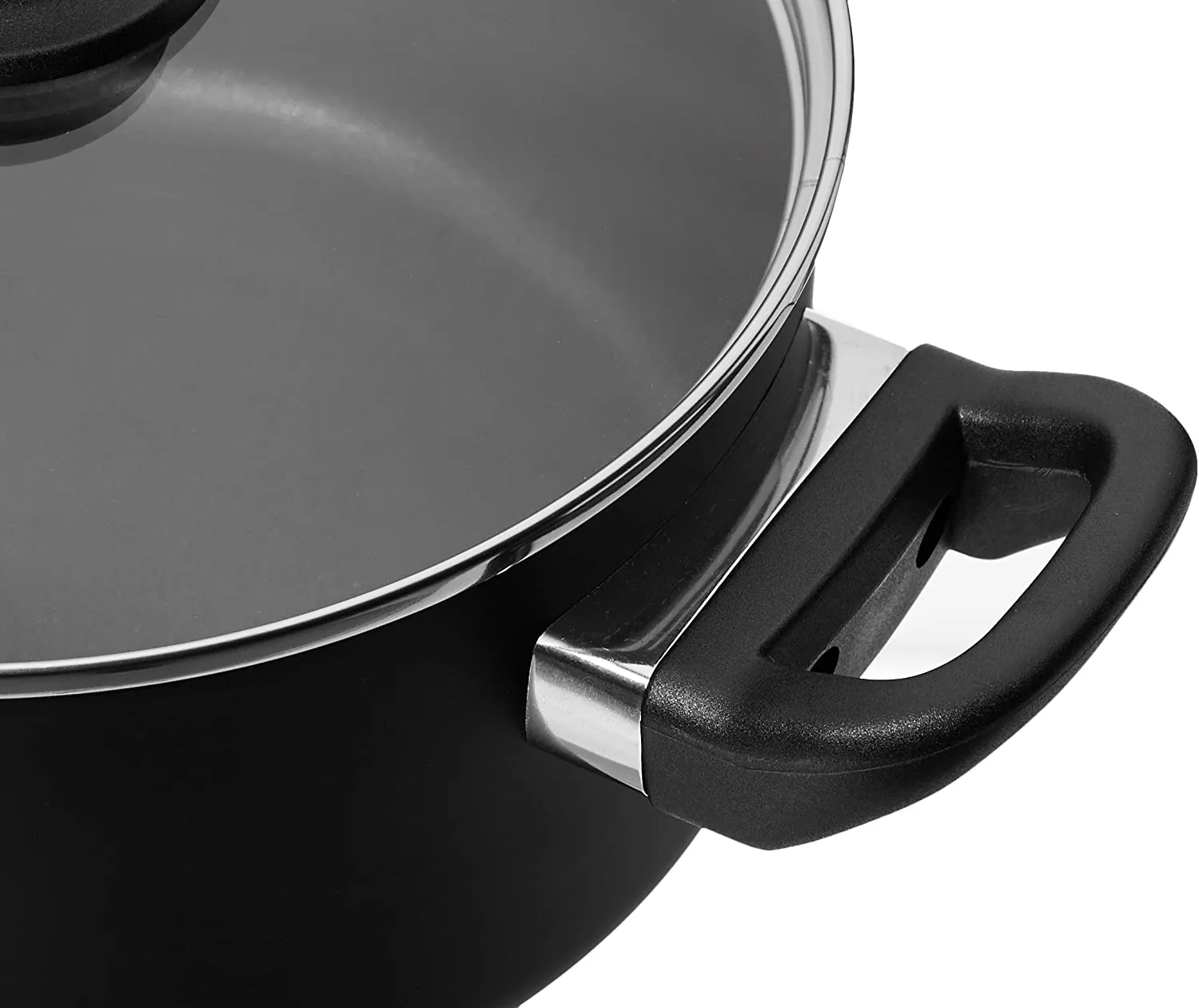 AmazonBasics Non-Stick Cookware Set, Pots, Pans and Utensils - 15-Piece Set