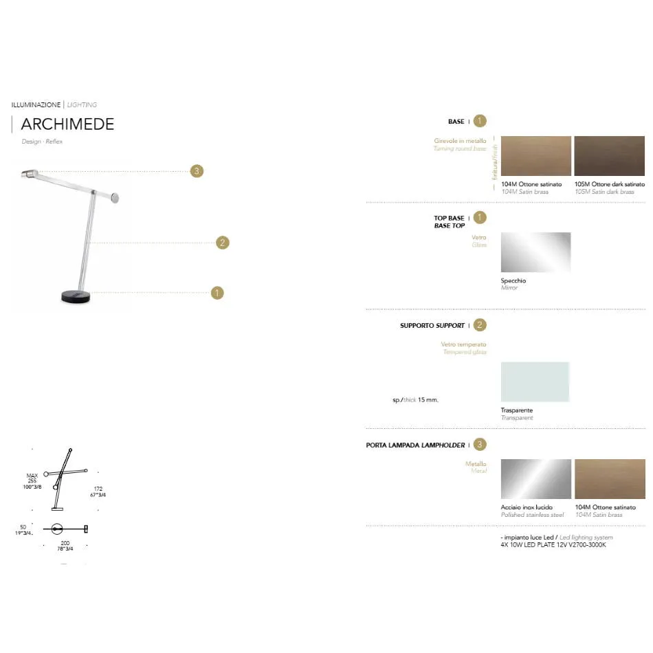 Archimede Floor Lamp