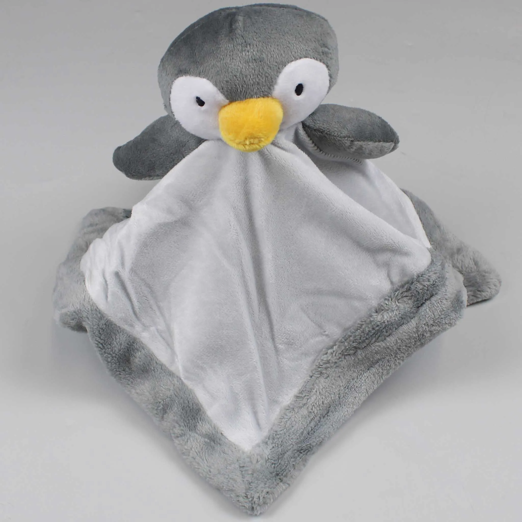 Baby Comforter - Penguin Grey