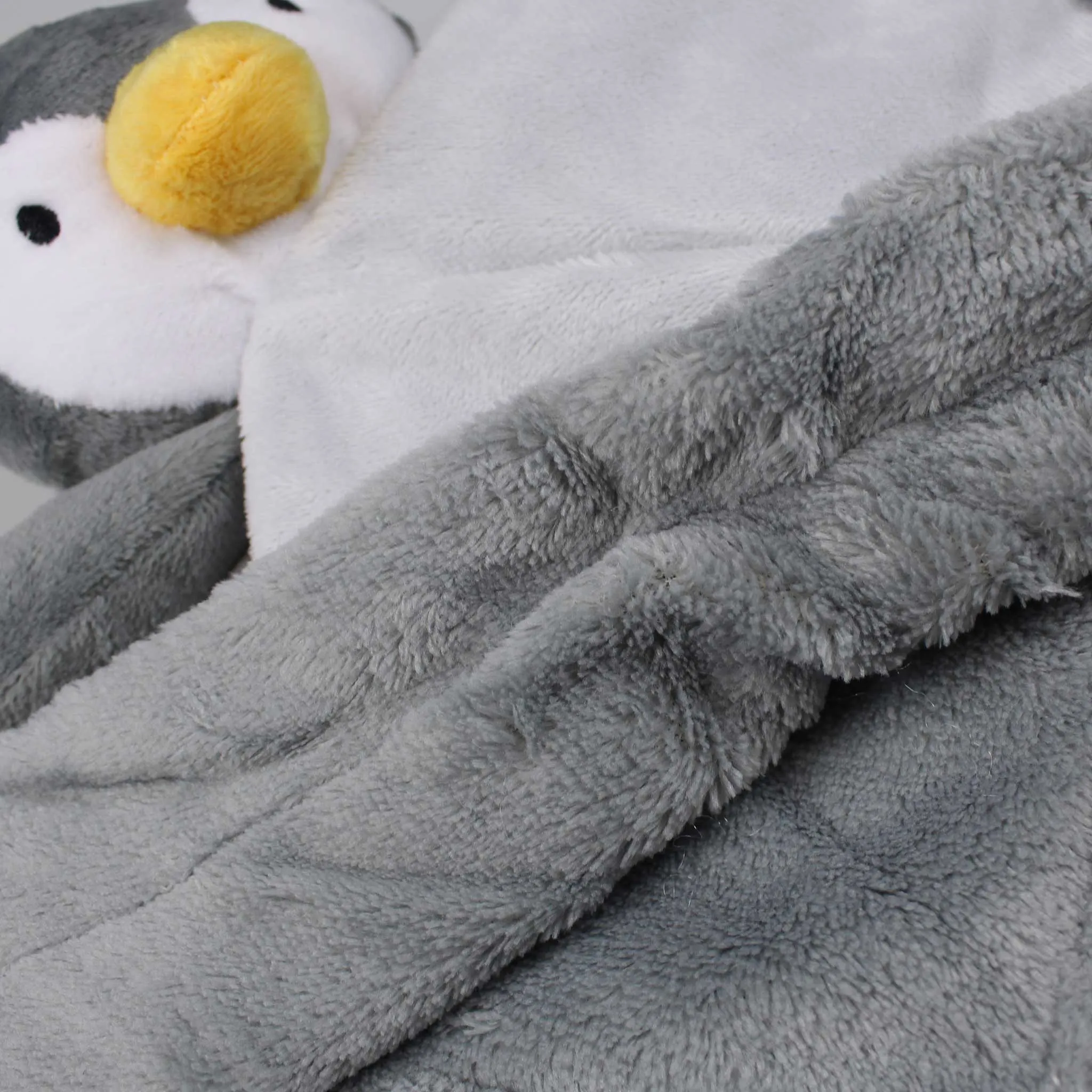 Baby Comforter - Penguin Grey