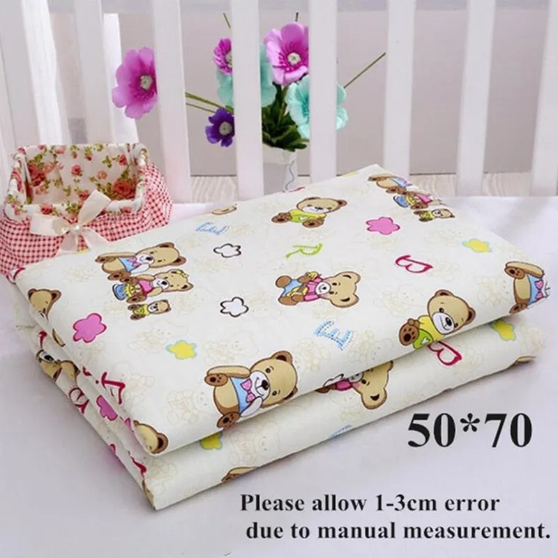 Baby Diaper Waterproof Sheet Urine Changing Pads Urine Pad Cartoon Reusable Infant Bedding Nappy Mattress Changing Mat