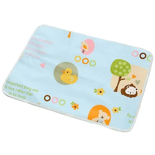 Baby Diaper Waterproof Sheet Urine Changing Pads Urine Pad Cartoon Reusable Infant Bedding Nappy Mattress Changing Mat