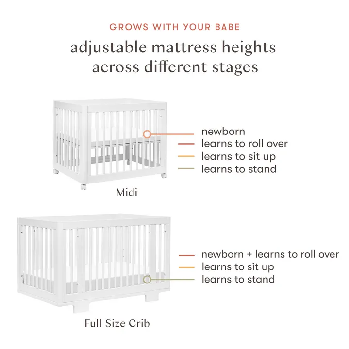 Babyletto Yuzu 8-in-1 Convertible Crib with All-Stages Conversion Kits