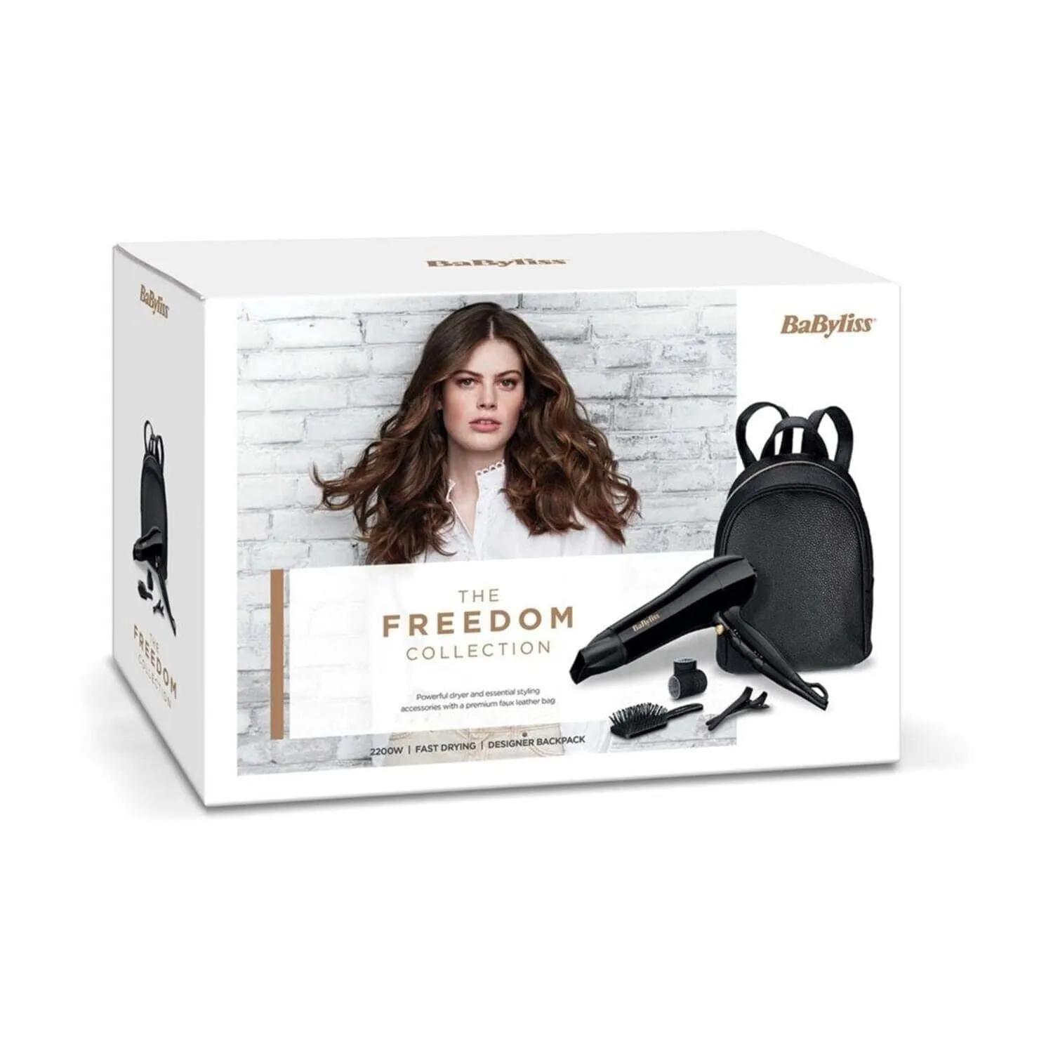 BaByliss Freedom Collection Hair Dryer Gift Set 2200W With Backpack