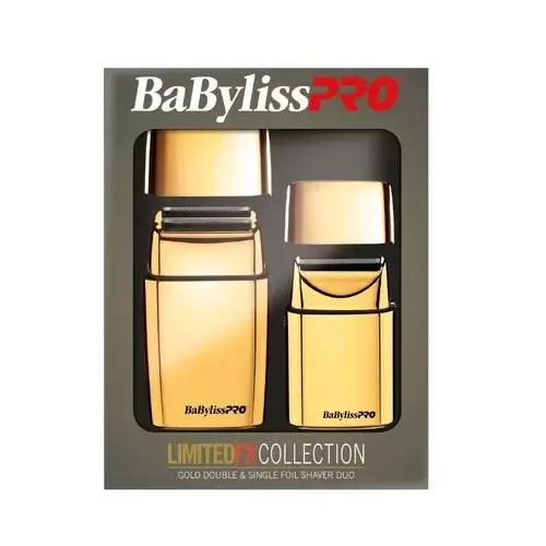 BaBylissPRO Single Foil & Double Foil Shaver Gold