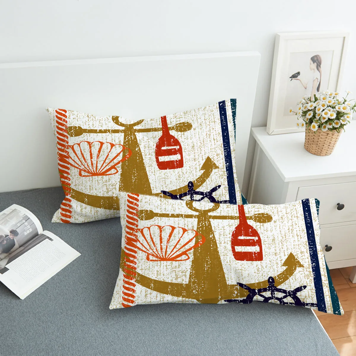 Beachy Anchor Comforter Set