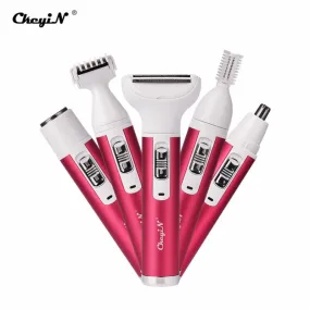 Beauty 5 in 1 Electric Hair Remover Rechargeable Lady Shaver