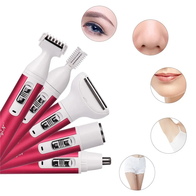 Beauty 5 in 1 Electric Hair Remover Rechargeable Lady Shaver