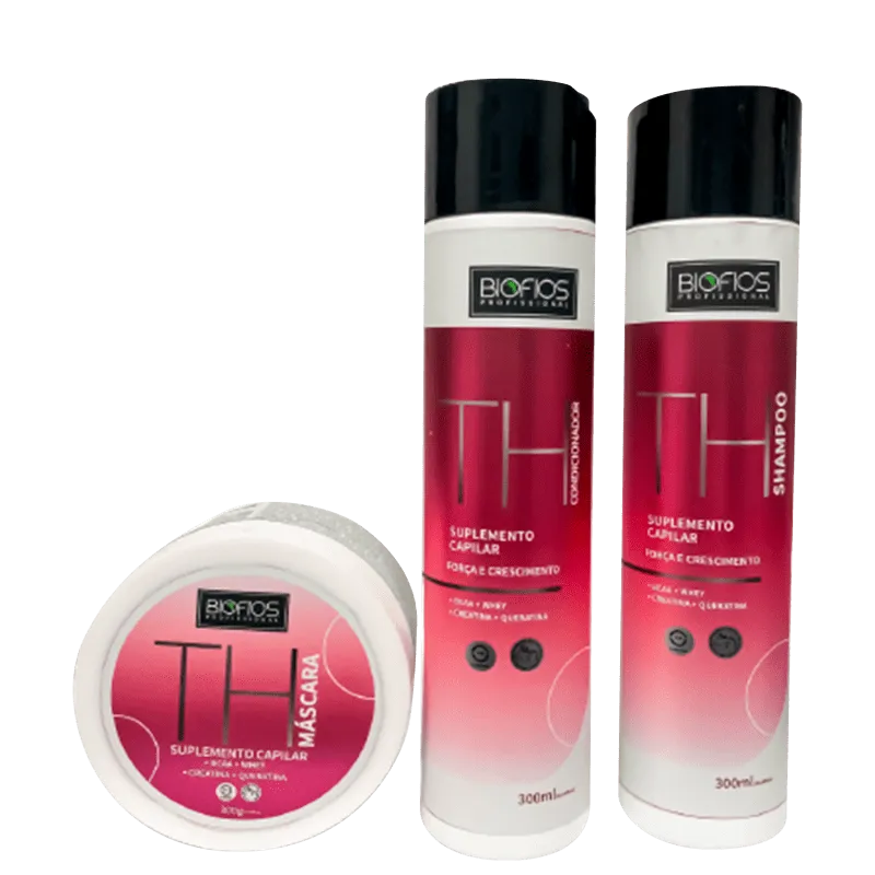 Biofios Profissional Top Hair Force and Growth Kit (3 Products)