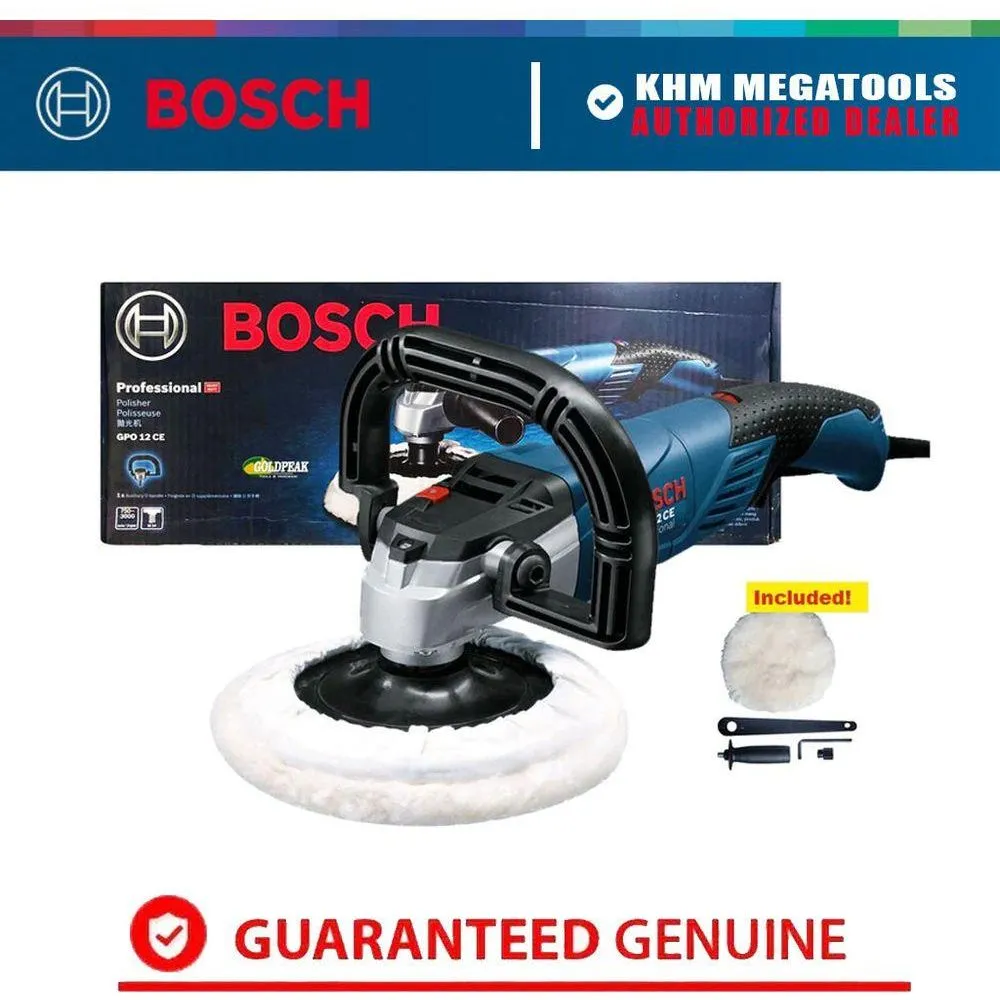 Bosch GPO 12 CE Polisher 7" (180mm) 1250W