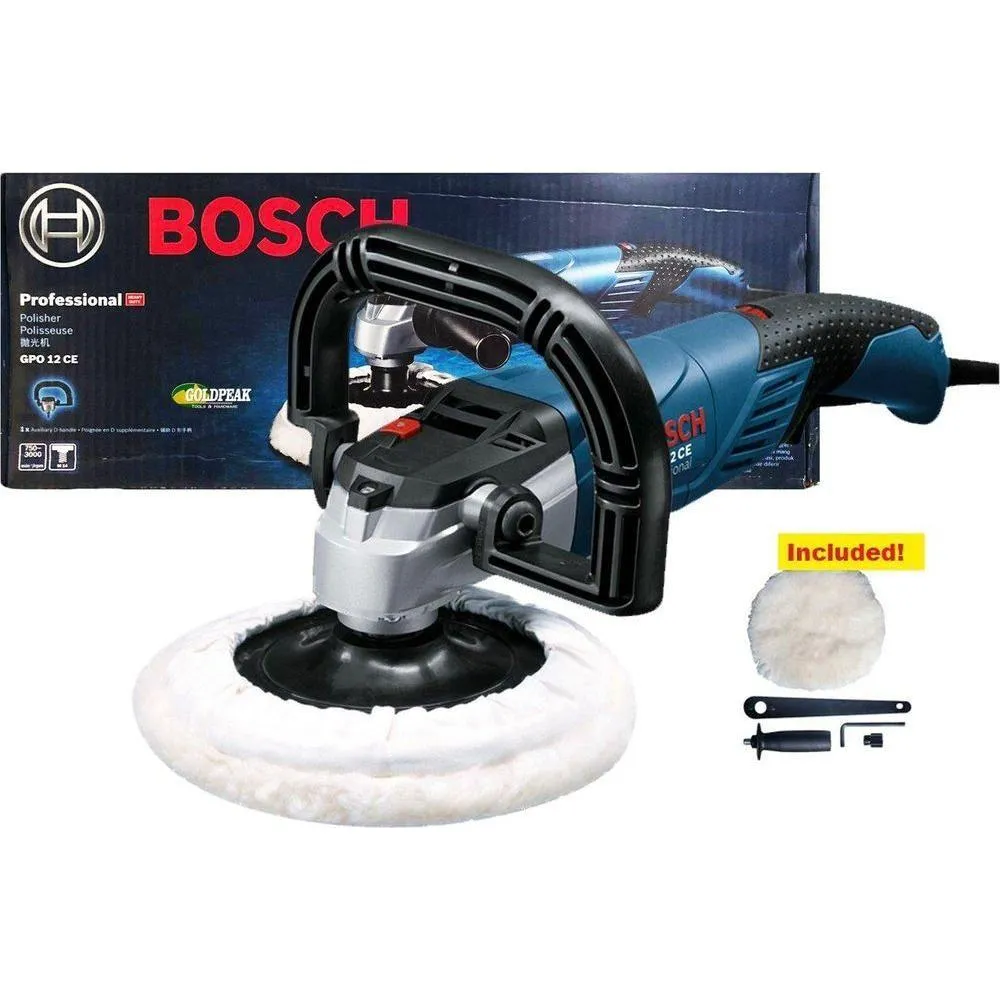 Bosch GPO 12 CE Polisher 7" (180mm) 1250W