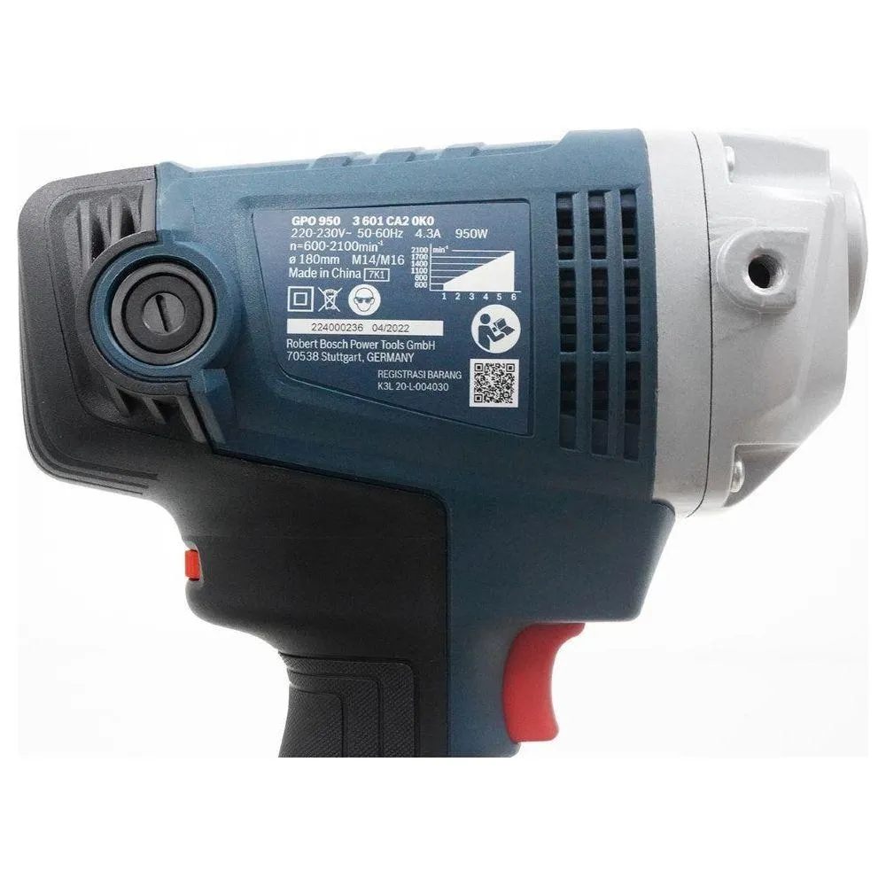 Bosch GPO 950 Vertical Type Polisher 7" (180mm) 950W