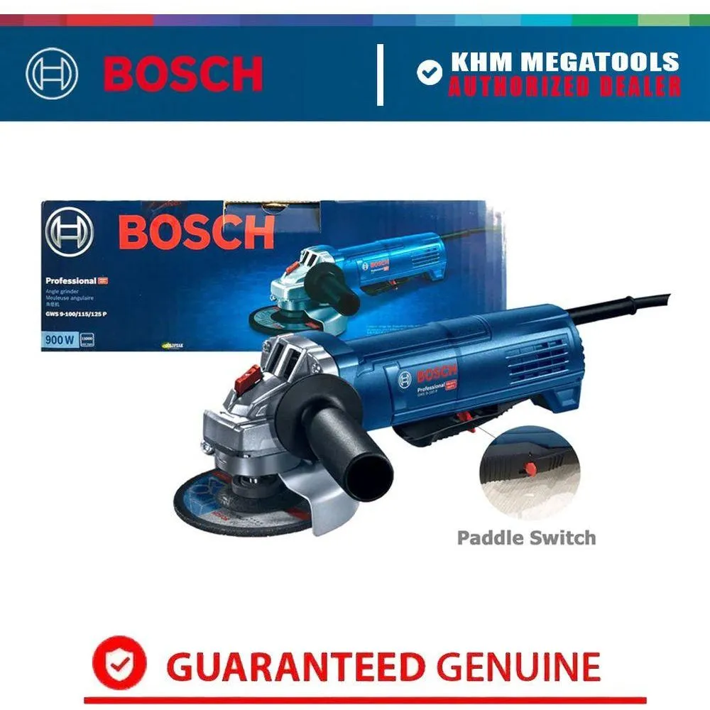 Bosch GWS 9-100 P Angle Grinder (Paddle Switch)