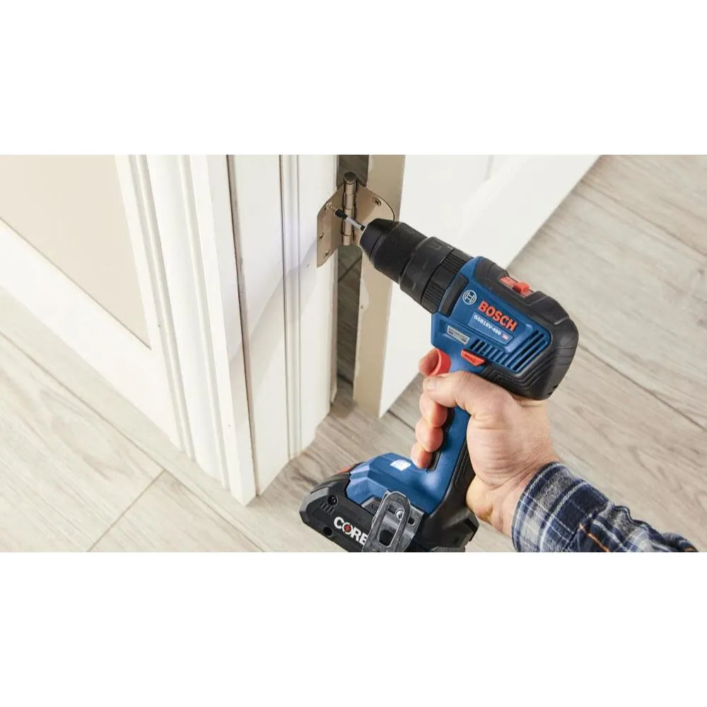 Bosch GXL18V-240B22 18V 2-Tool Combo Kit with 1/2" Hammer Drill/Driver, Two-In-One 1/4" and 1/2" Bit/Socket Impact Driver/Wrench and (2) 2 Ah Standard Power Batteries