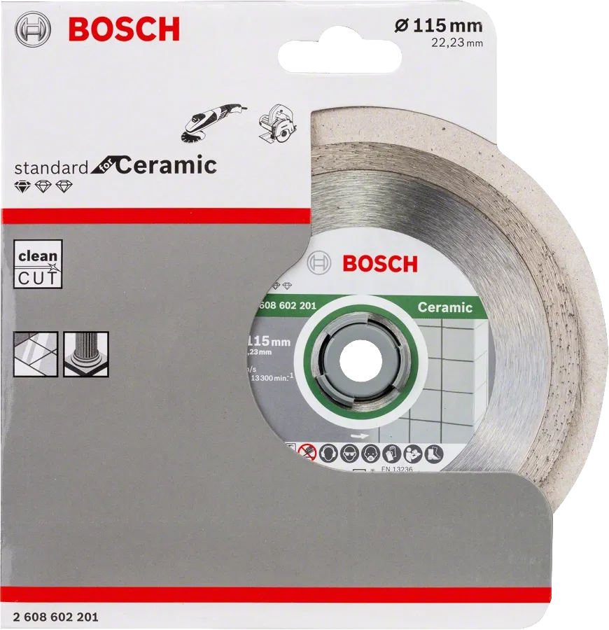 Bosch Professional | Cutting Disc Std for Ceramics 115X22,23X1,6X7mm Continuous Rim