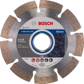 Bosch Professional | Cutting Disc Std for Stone 115X22,23X1,6mm Segmented