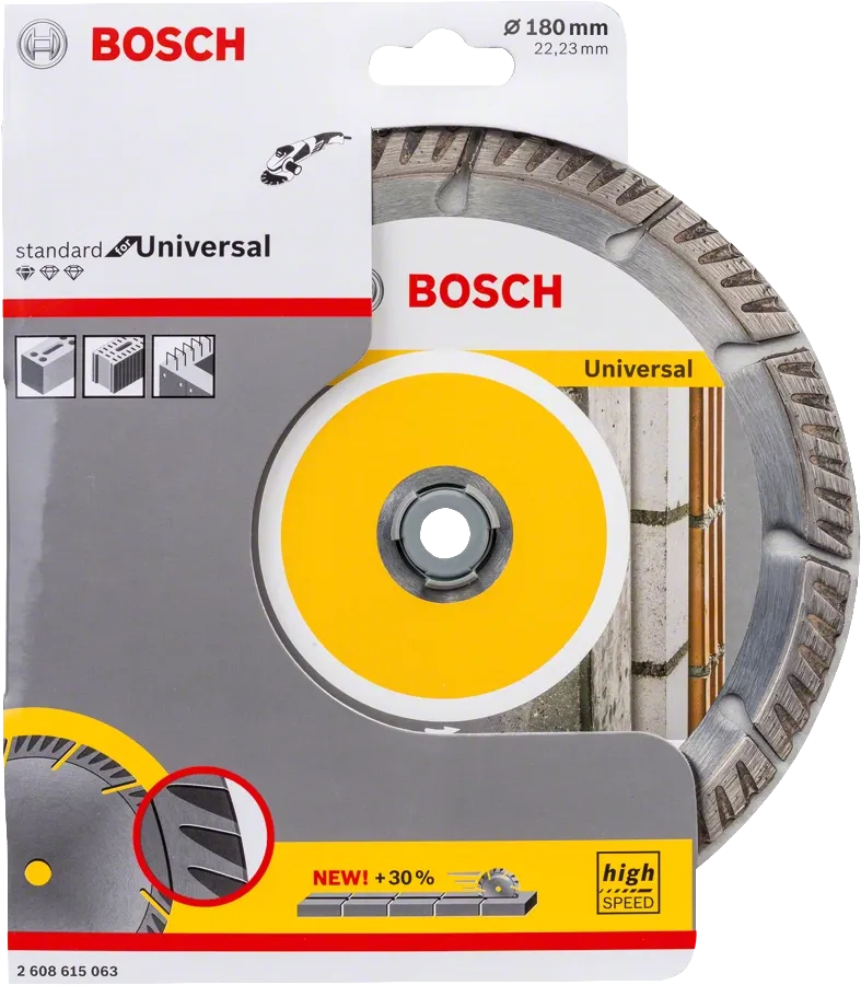 Bosch Professional | Cutting Disc Std for Univ. 180X22,23X2,4mm Segmented